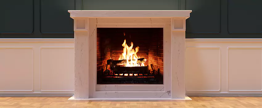 Open Flame Wood-Burning Fireplace Installation Services in Lewisville, Texas