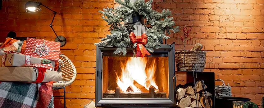 Travis Industries Linear Gas Fireplace Installation in Lewisville, Texas