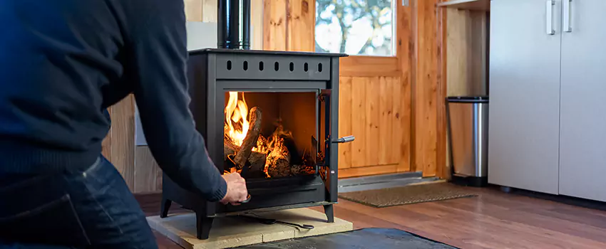 Open Hearth Wood Fireplace Installation in Lewisville, TX