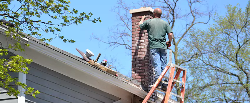 Vinyl and PVC Chimney Flashing Installation in Lewisville, TX