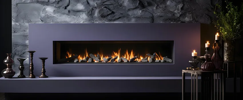 Ember Bed for Ventless Gas Fireplace in Lewisville, TX