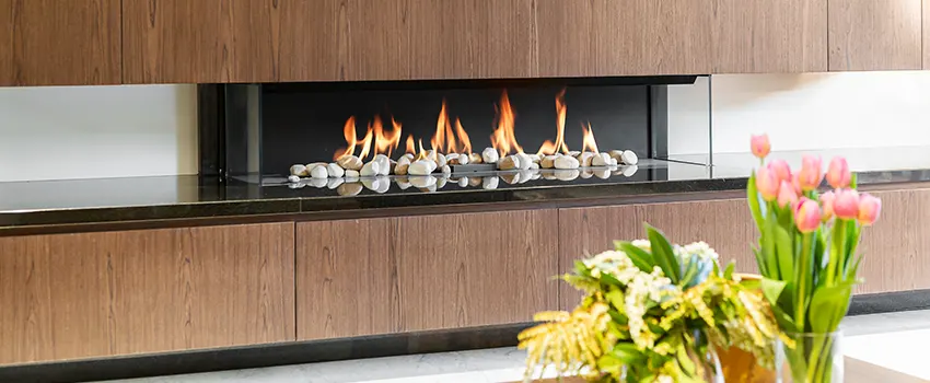 Double-height Fireplace Design Refurbishment in Lewisville, Texas